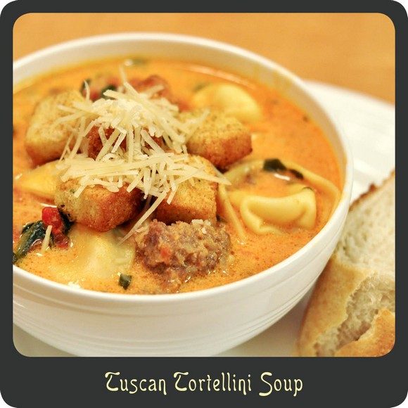 Tuscan Tortellini Soup recipe photo