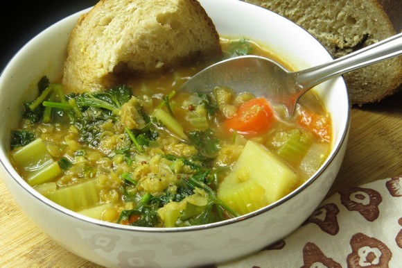 Vegan Lentil Soup recipe photo