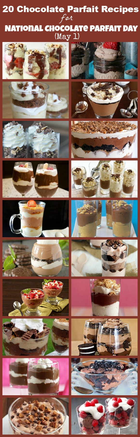 20 Delicious Chocolate Parfait Recipes for National Chocolate Parfait Day (May 1)