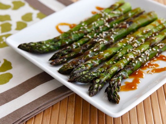 Asparagus‬ with ‪Sesame‬ Seeds recipe