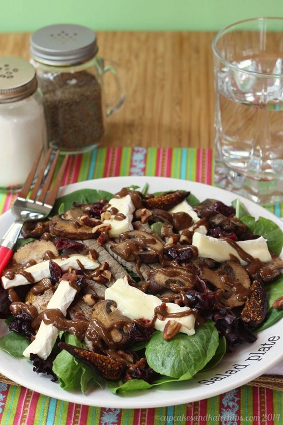 Bella & Brie Steakhouse Salad with Fig Balsamic Vinaigrette recipe