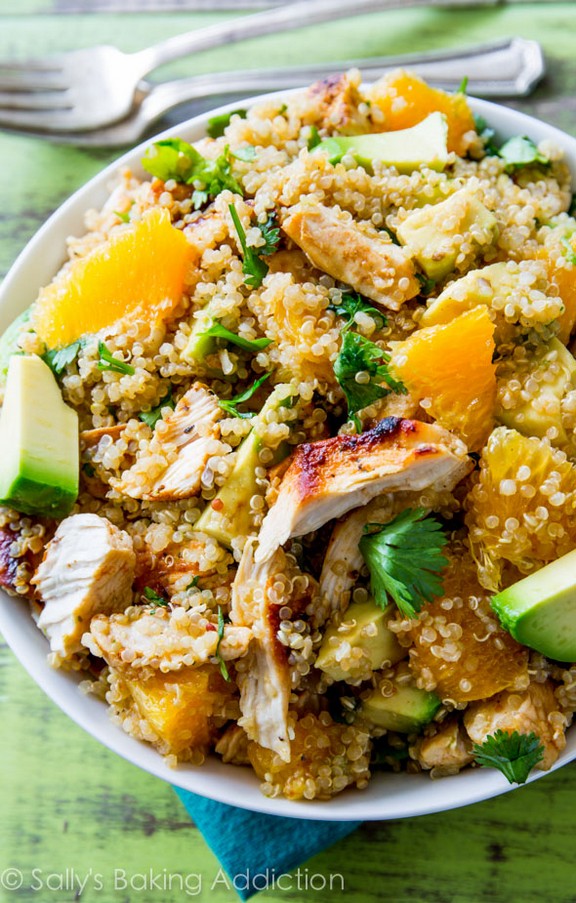 Citrus Chicken Quinoa Salad recipe