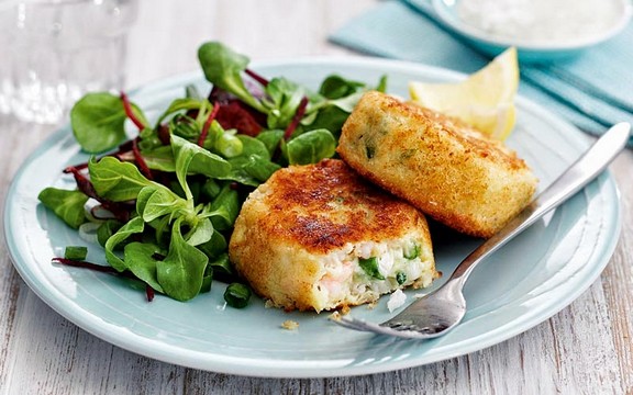 Crispy Cod & Prawn Fishcakes recipe