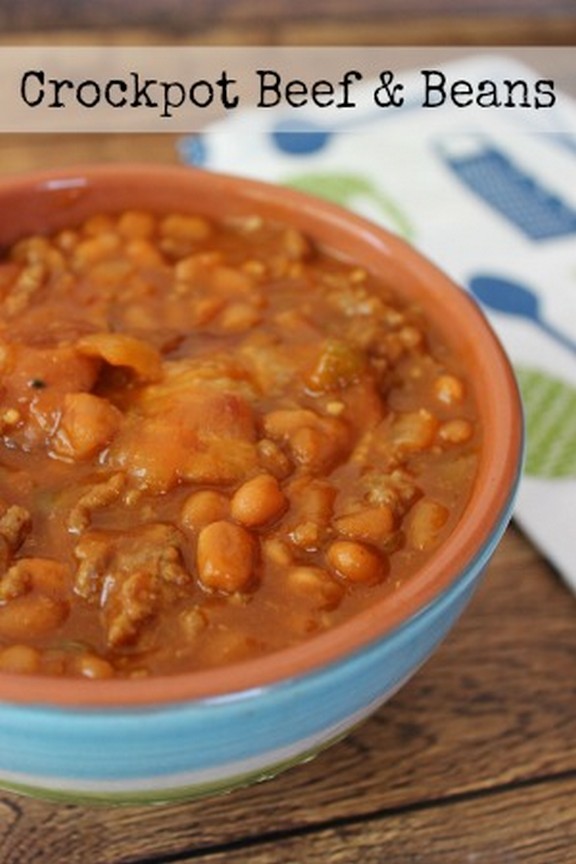 Crock Pot Beef And Beans recipe photo