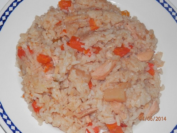 Crock Pot Turkey and Rice recipe photo