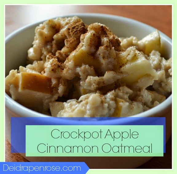CrockPot Apple Cinnamon Oatmeal recipe photo