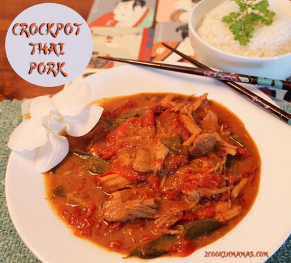 Crockpot Pork Thai-Style recipe photo