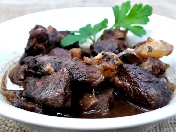 French Beef Burgundy Crock Pot recipe photo