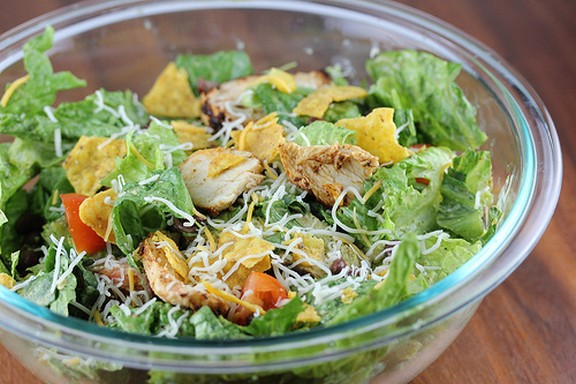 Grilled Chicken Taco Salad recipe