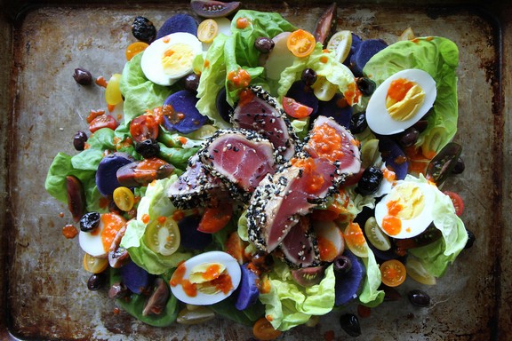 Nicoise Salad with Sesame Seared Tuna recipe