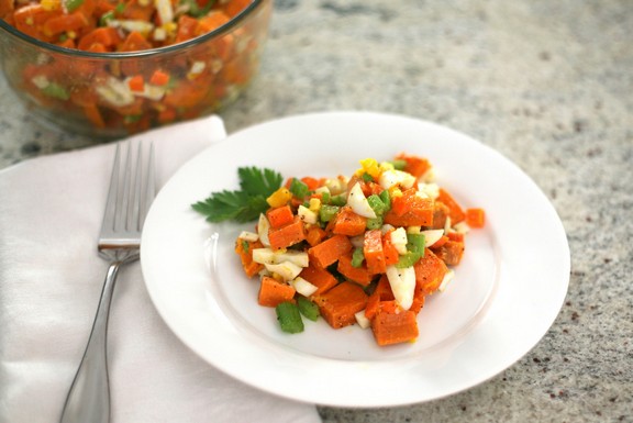 Simple Paleo Sweet Potato Salad recipe