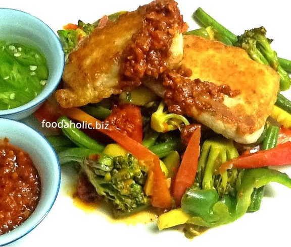 Szechuan Fish and Vegetables Stir Fry recipe