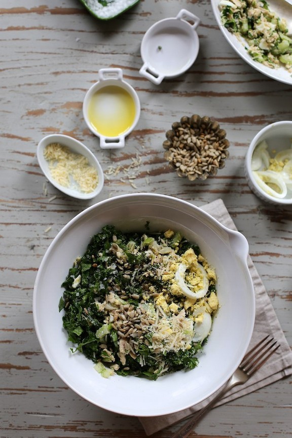 Tuna, Kale, and Egg Salad recipe