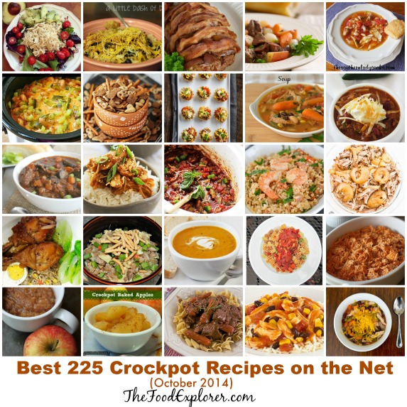 Best Crock Pot Recipes on the Net (October 2014 Edition) - 225 recipes
