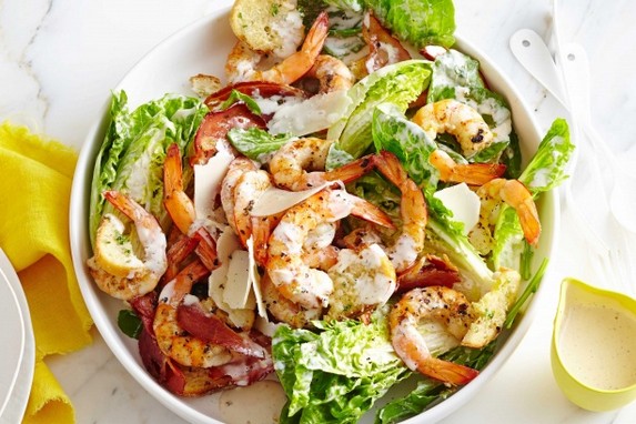 Chargrilled Prawn Caesar Salad