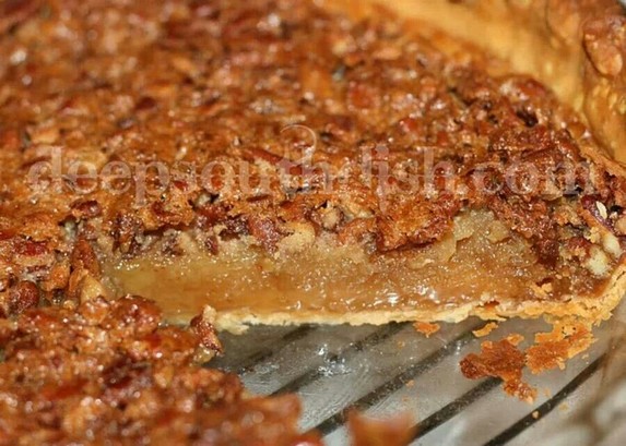 Classic Old Fashioned Southern Pecan Pie by Deep South Dish
