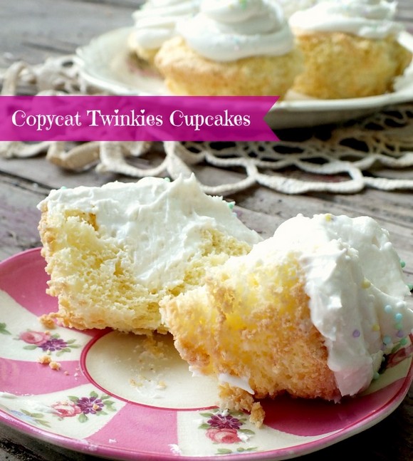 Copycat Twinkie Cupcakes