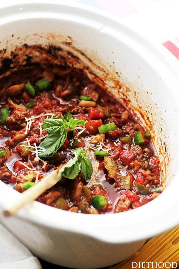 Crock Pot Italian Spaghetti Sauce recipe The Food Explorer