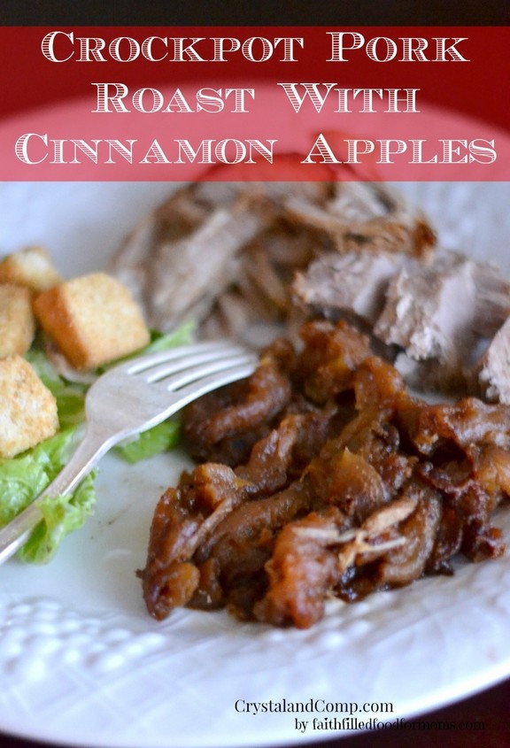 Crockpot Pork Roast with Cinnamon Apples recipe The Food Explorer