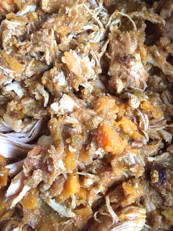 Crockpot Sweet Potato Apple Curry with Chicken recipe The Food Explorer