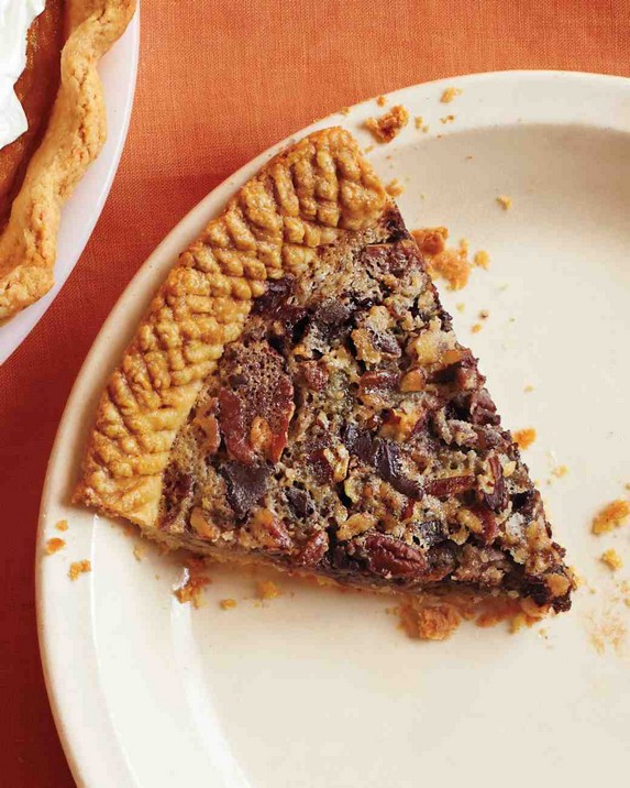 Sorghum-Sweetened Chocolate Pecan Pie by Martha Stewart