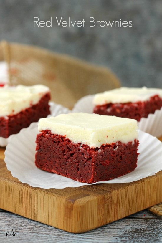 Outrageous Red Velvet Brownies by Call Me PMc – The Food Explorer