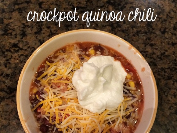 Crock Pot Quinoa Chili