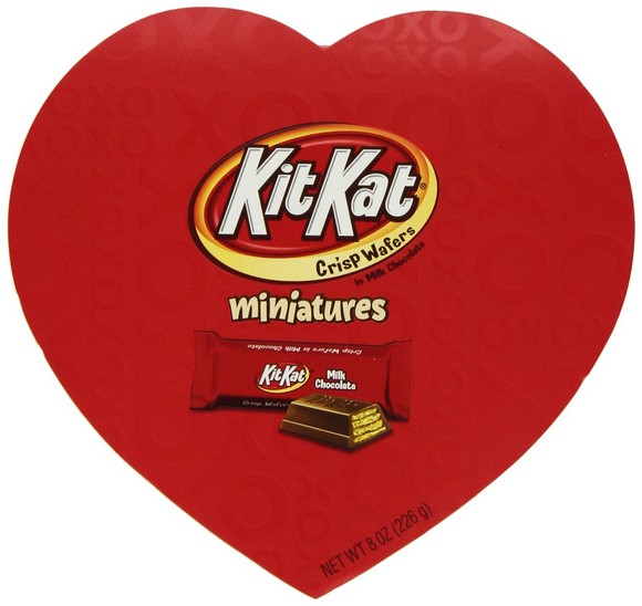 Kit Kat Valentine's Miniatures, 8 Ounce Heart Box