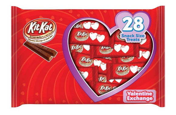 Kit Kat Valentines Snack Size Exchange Bag, 13.72 Ounce