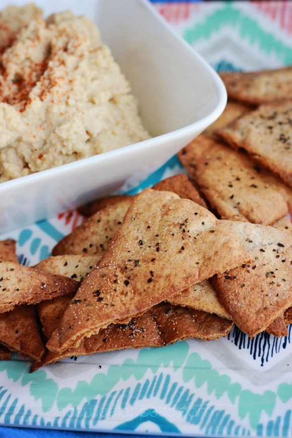 Oven Baked Pita Chips