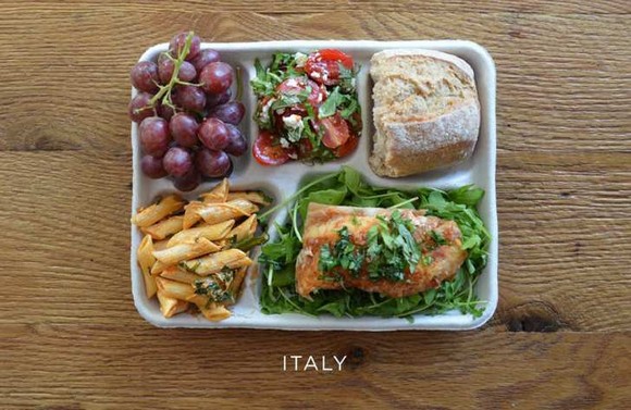School Lunches Around the World - Italy