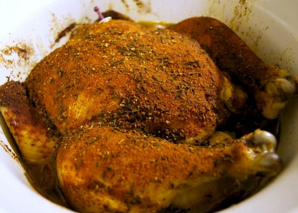 Whole Crockpot Chicken