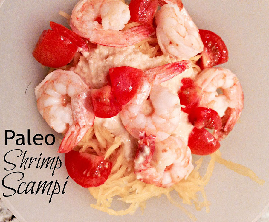 Paleo shrimp scampi recipe