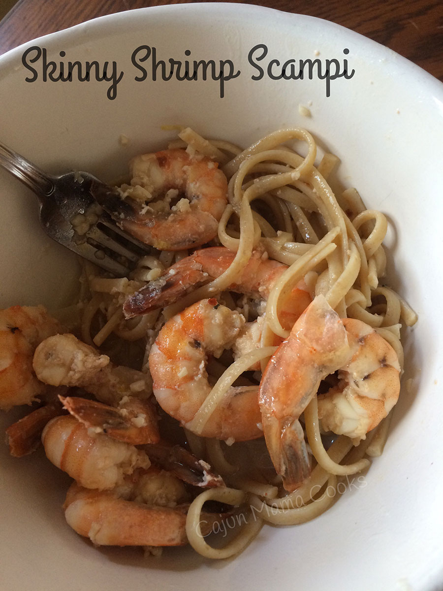 Skinny shrimp scampi recipe