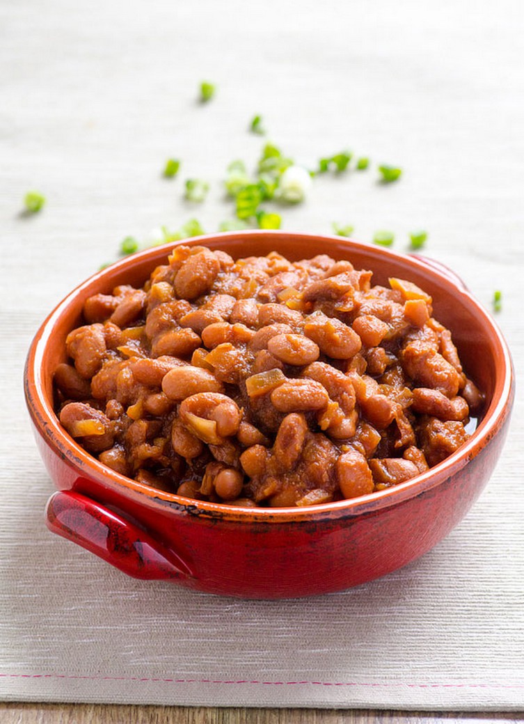 Clean Eating Slow Cooker BBQ Beans