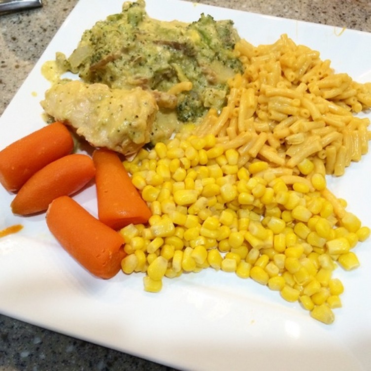 Crockpot Freezer Meal - Cheesy Chicken, Potatoes & Broccoli
