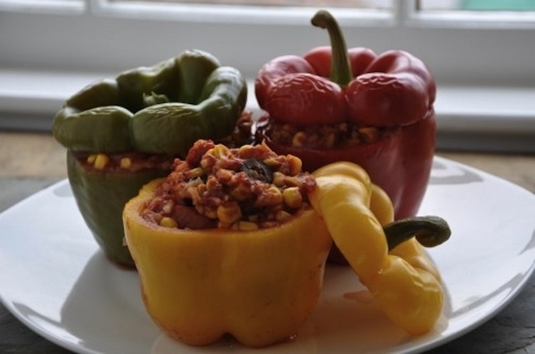 Vegetable-Stuffed Peppers