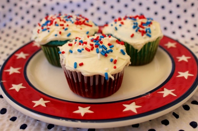 4th of July Dessert Cupcakes