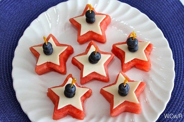 4th of July Watermelon Appetizers