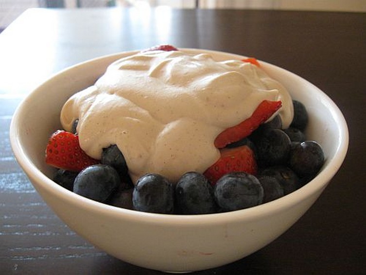 Berries and (Raw) Whipped Cream