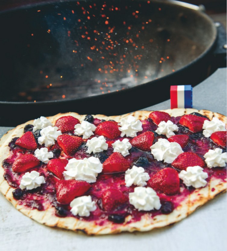 Independence Day Fruit Pizza