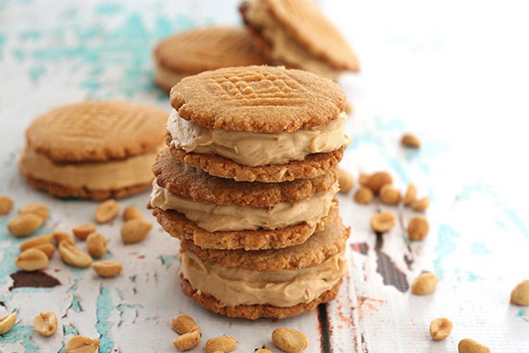 Low Carb Peanut Butter Ice Cream Sandwiches