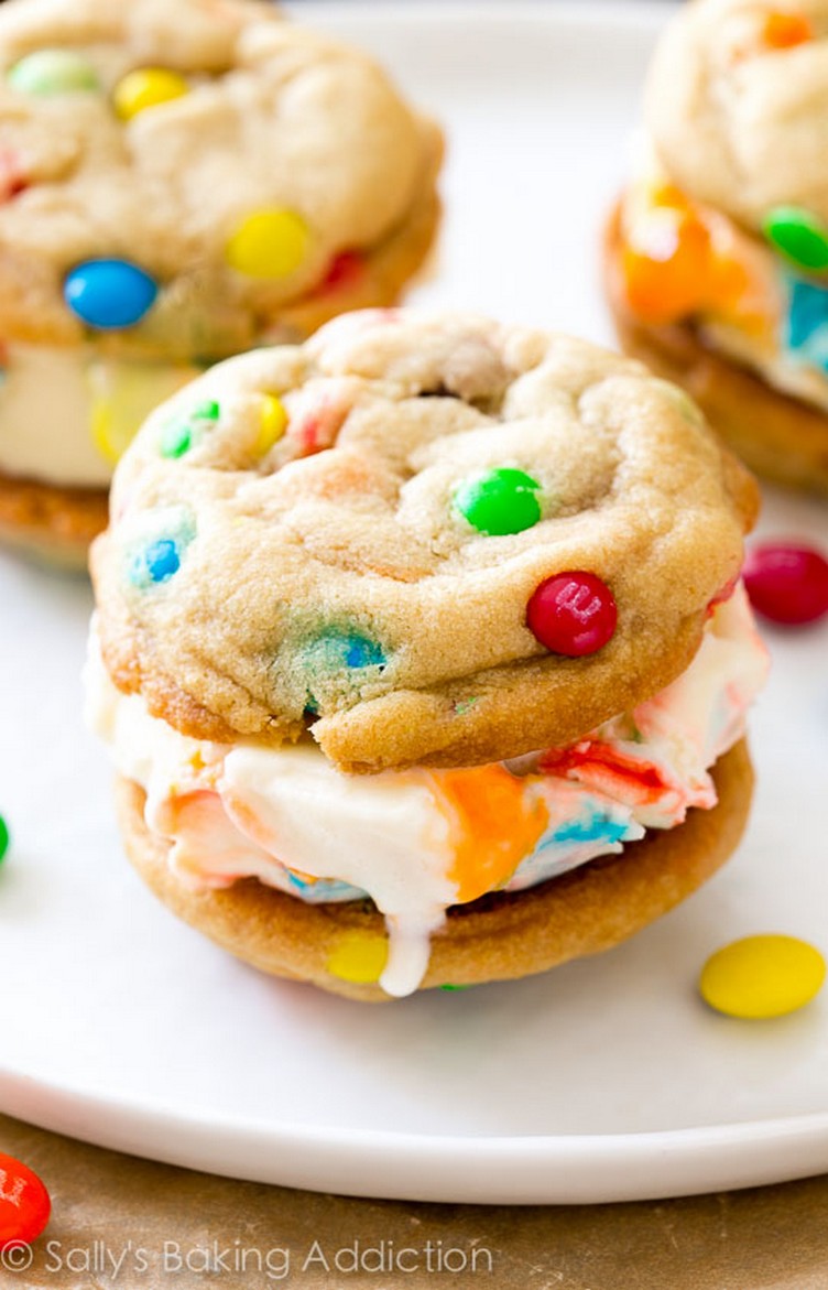 M&M® Ice Cream Cookie Sandwiches