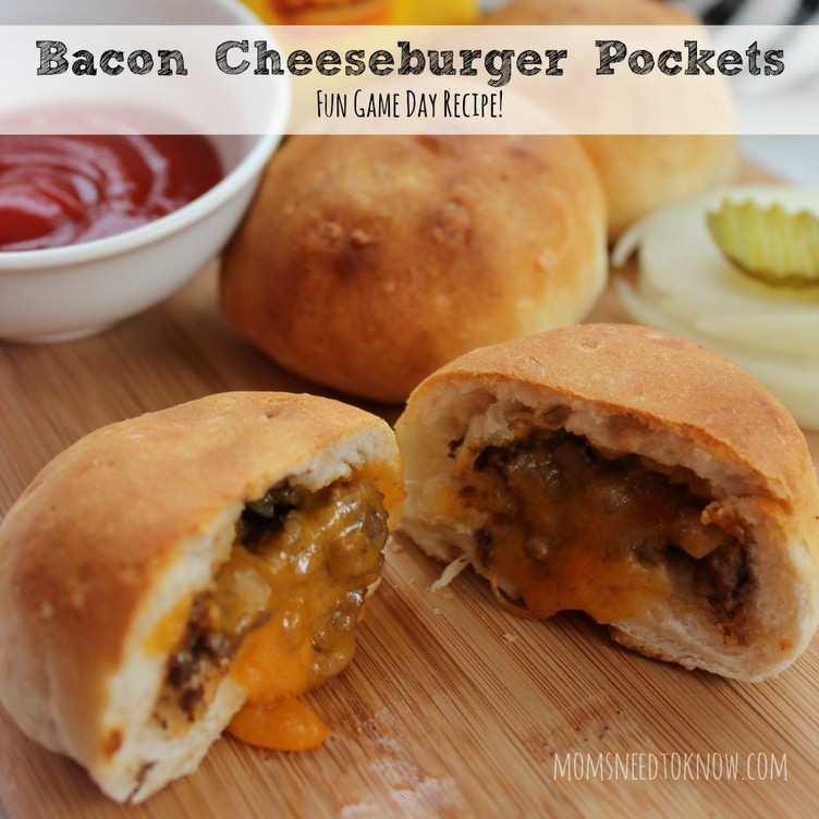 Bacon Cheeseburger Pockets