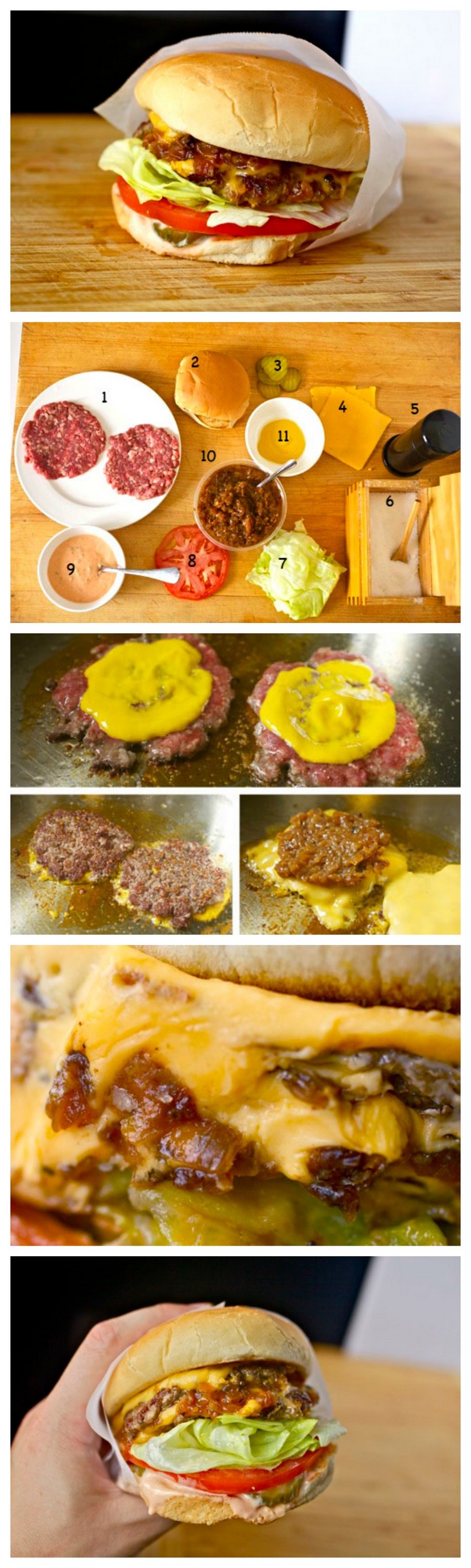 Homemade Mc Donald’s Old-School Cheeseburger Copycat