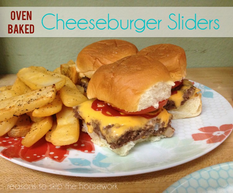 Oven Baked Cheeseburger Sliders