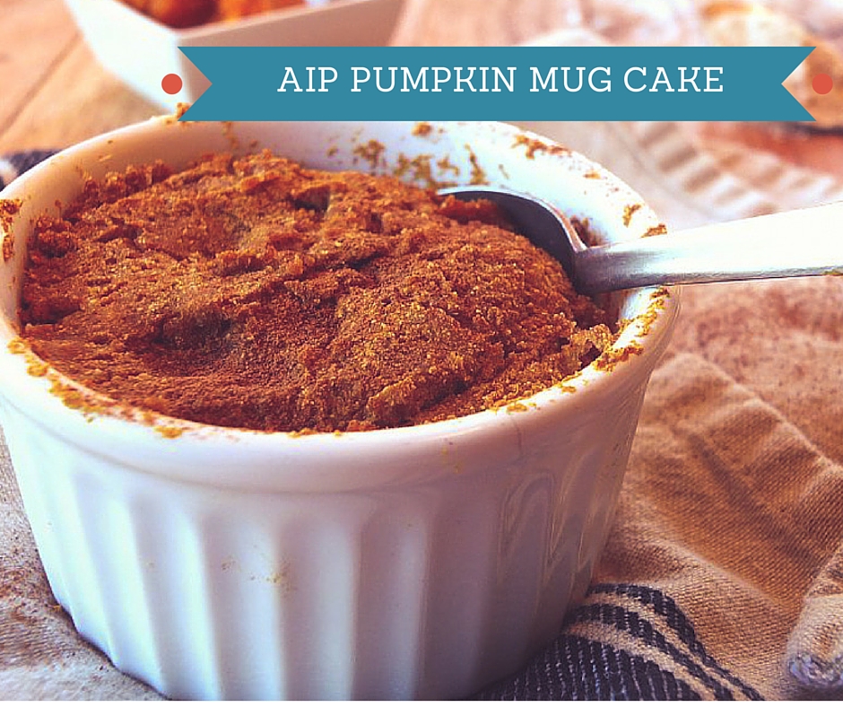 AIP Pumpkin Mug Cake