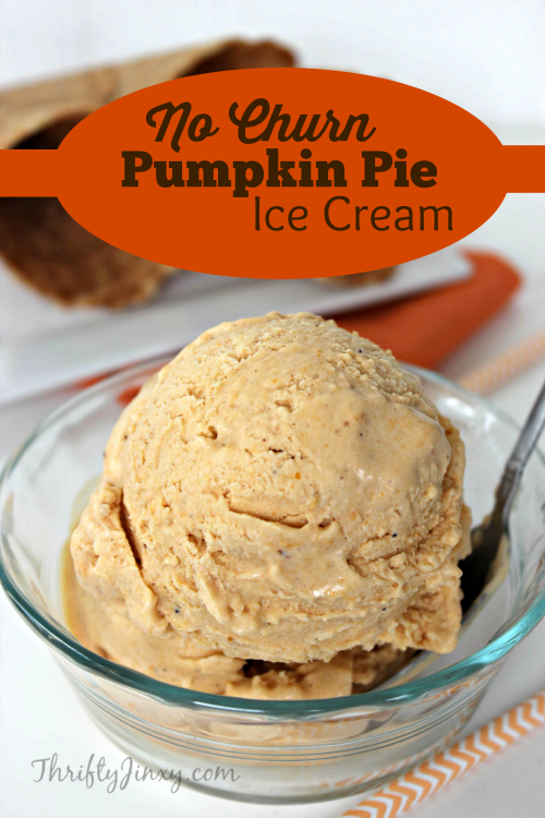 No Churn Pumpkin Pie Ice Cream Recipe
