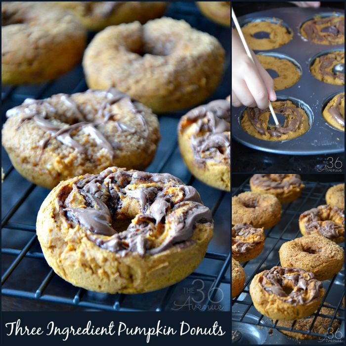 Three Ingredient Pumpkin Donut Recipe