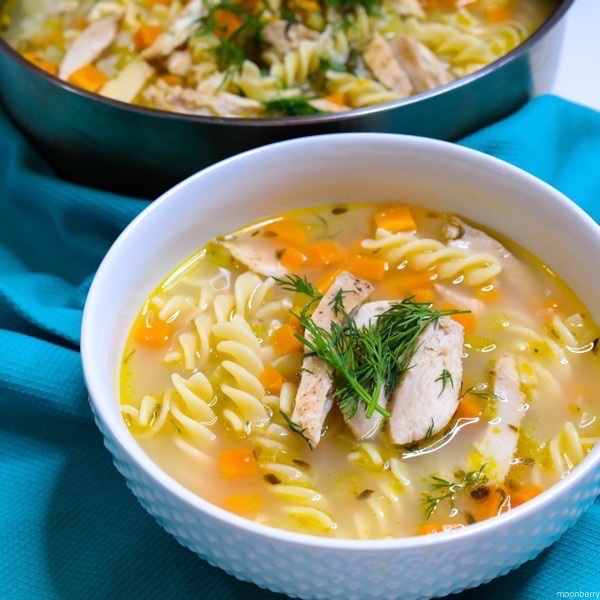 Lemony Chicken Noodle Soup